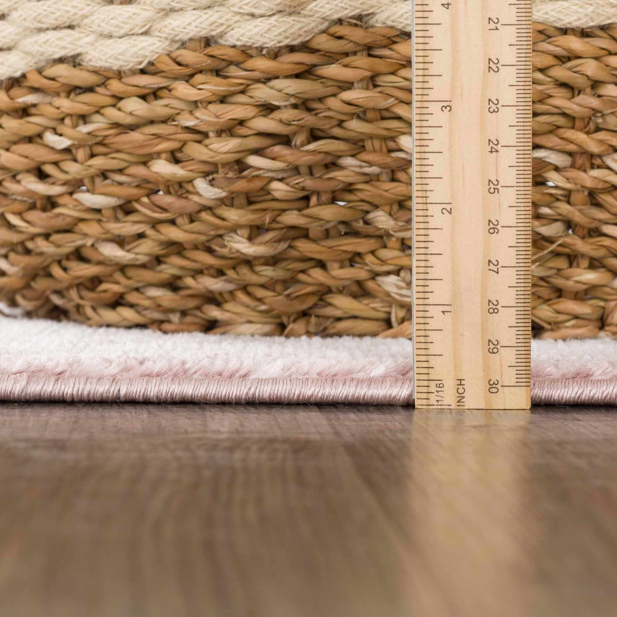 Kandos Blush &amp; Light Pink Area Rug