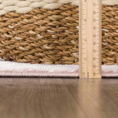 Kandos Blush &amp; Light Pink Area Rug