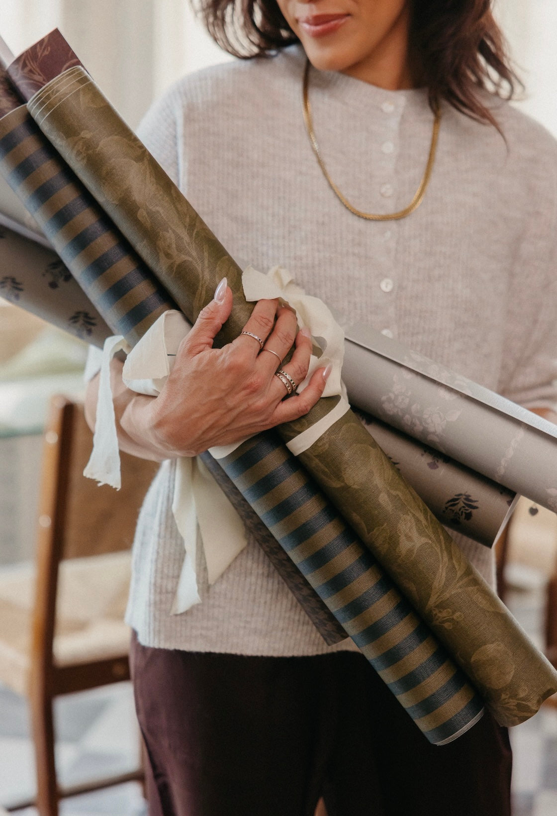 Ashbury Stripe Wallpaper by Safari Natalia x Taddy Mikelaites