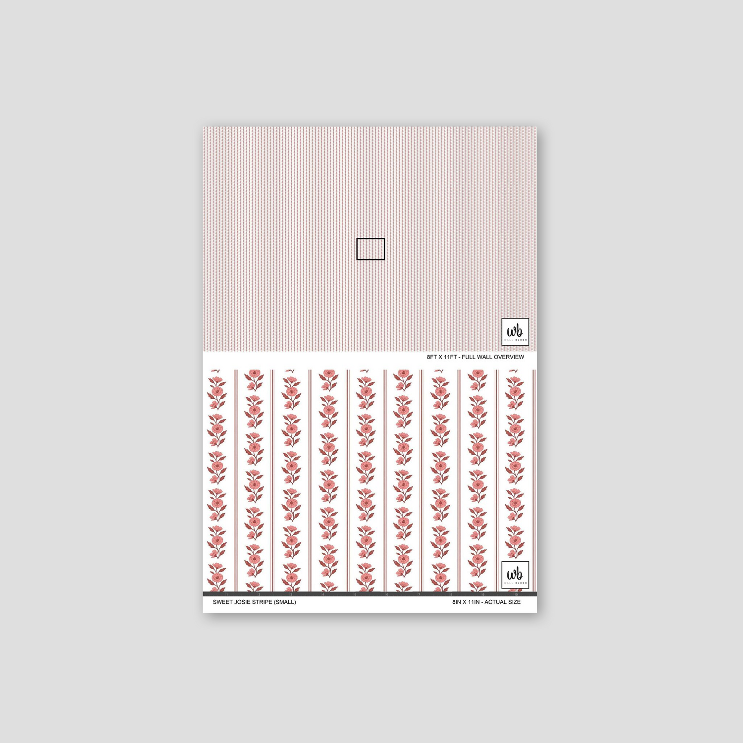 Sweet Josie Stripe (Small) Wallpaper
