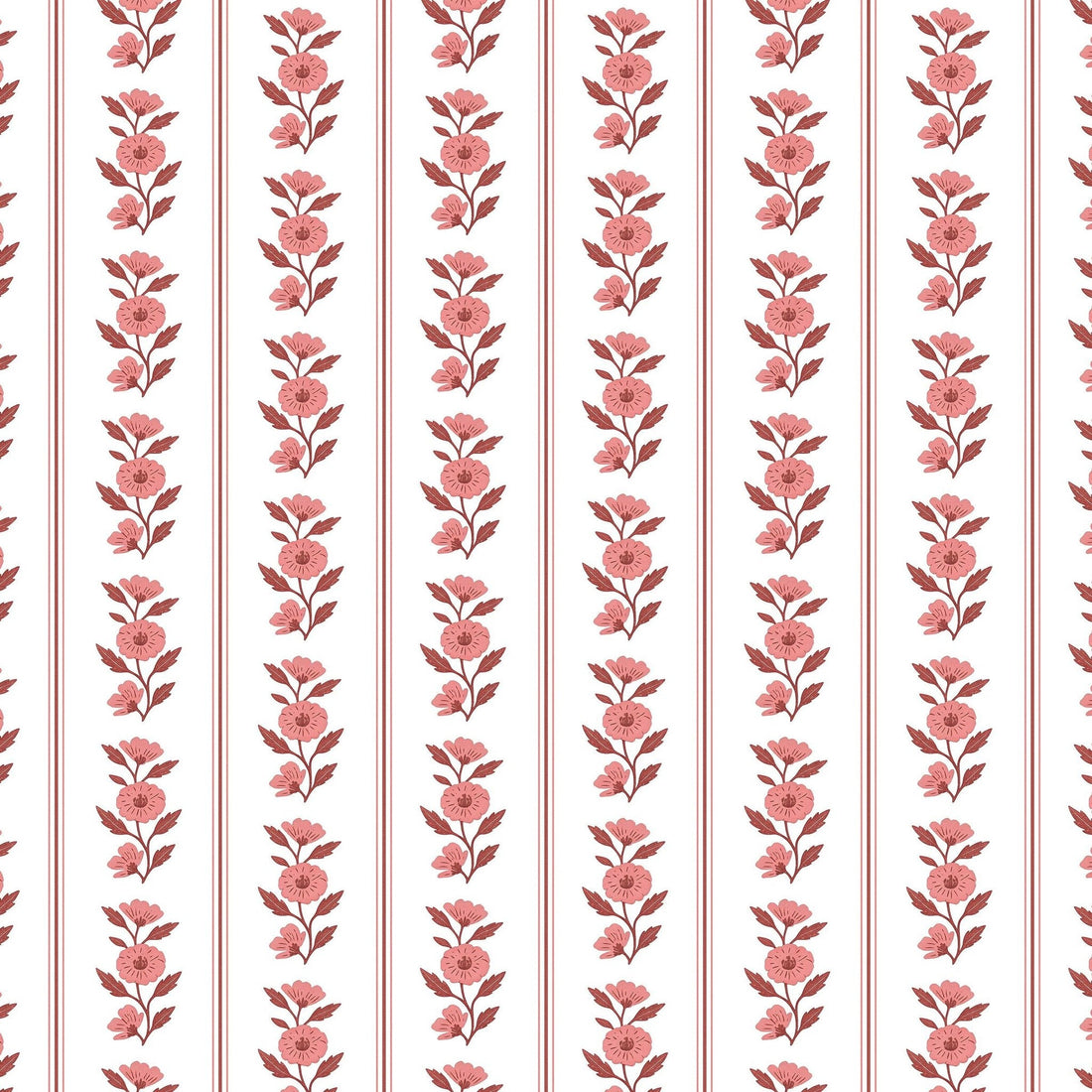 Sweet Josie Stripe (Large) Wallpaper