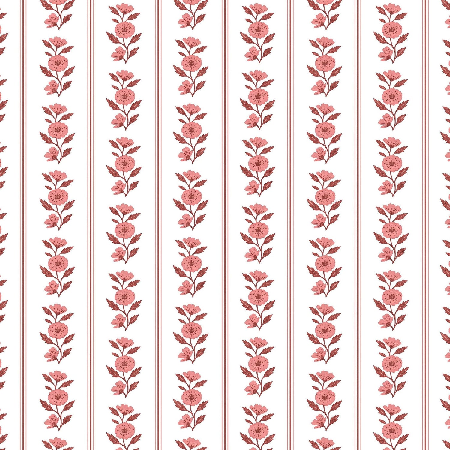 Sweet Josie Stripe (Large) Wallpaper