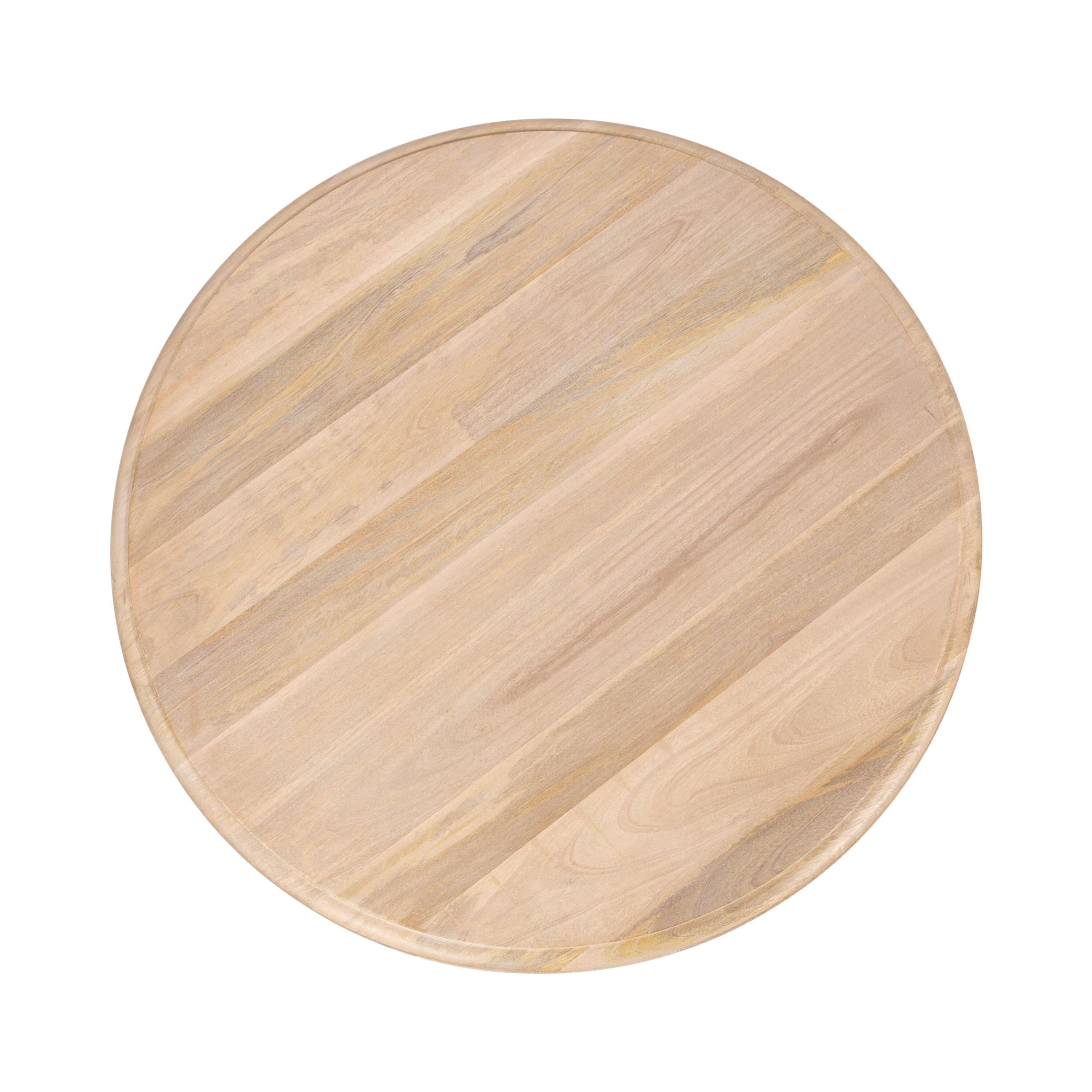 Patresa Carved Round Wood Coffee Table