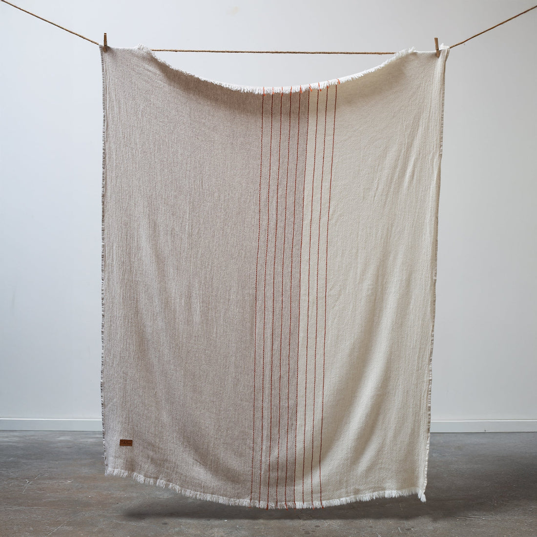 Horizon Throw - Cream, beige and rust