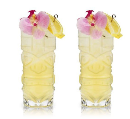 Pacific Crystal Tiki Glasses