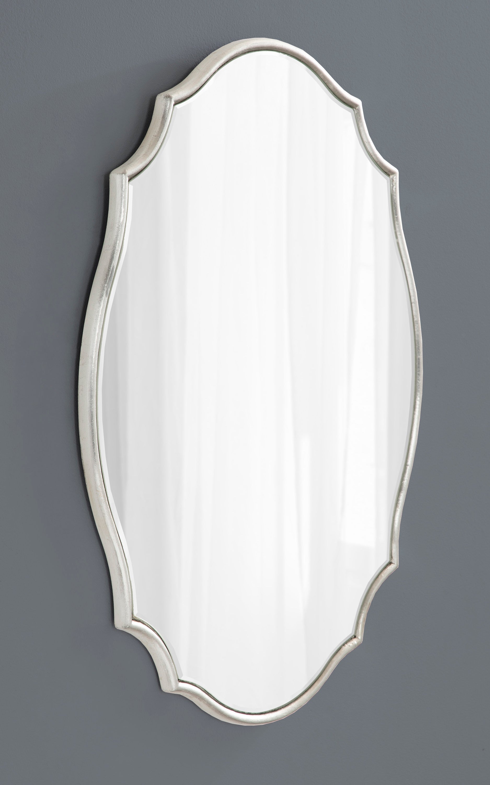 Leanna Scalloped Oval Wall Mirror