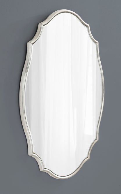 Leanna Scalloped Oval Wall Mirror