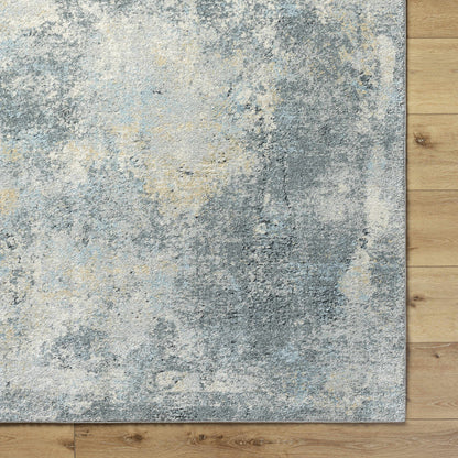 Adsila Teal Blue Thick Luxe Rug