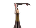 Black Double-Hinged TSA Compliant Corkscrew