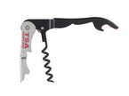 Black Double-Hinged TSA Compliant Corkscrew