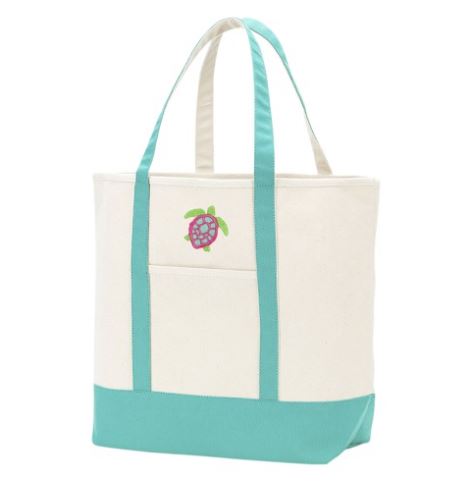 Turtle Mint Everyday Tote
