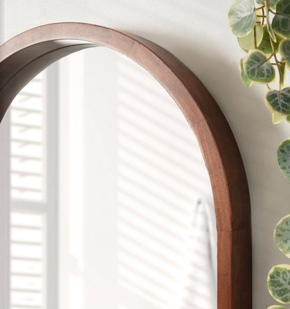 Hutton Wood Framed Arch Mirror