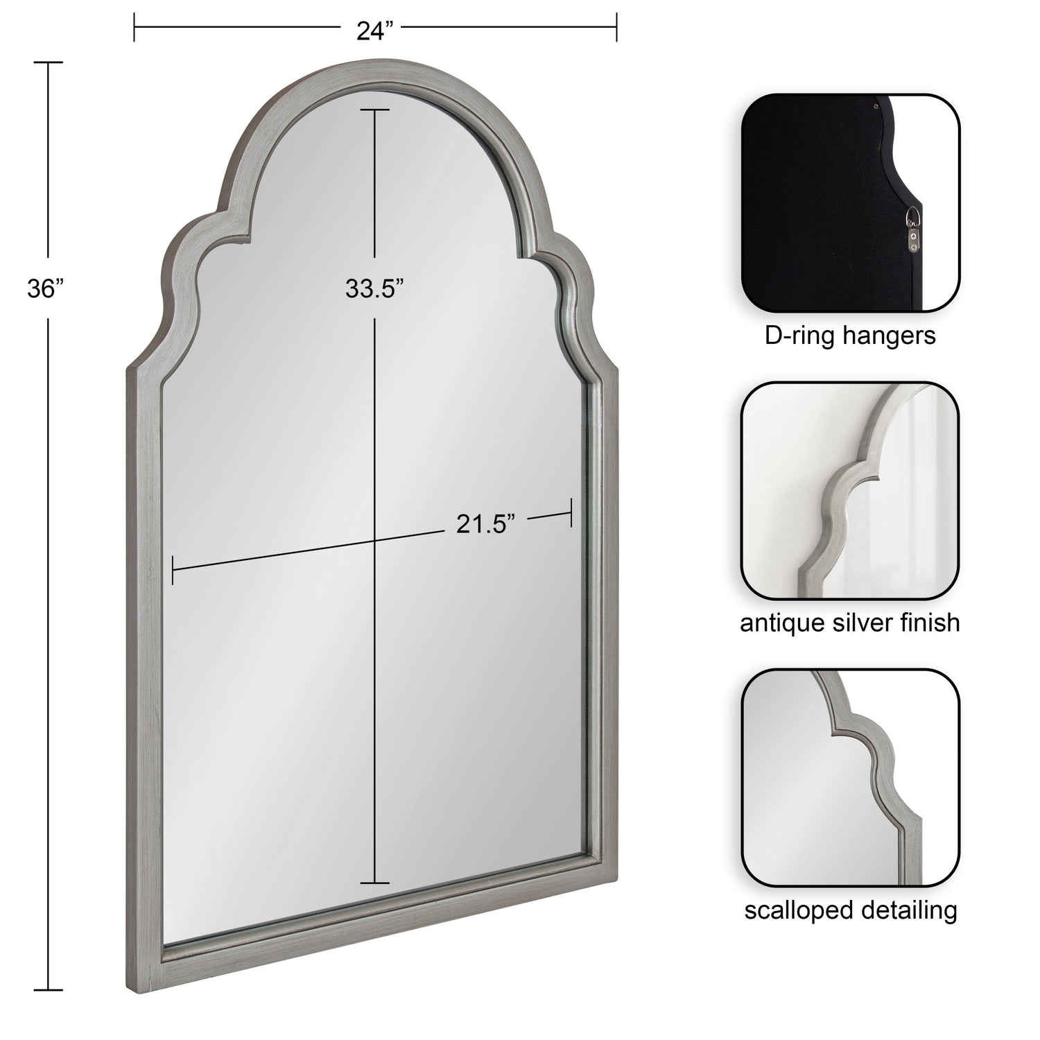 Hogan Arch Framed Mirror
