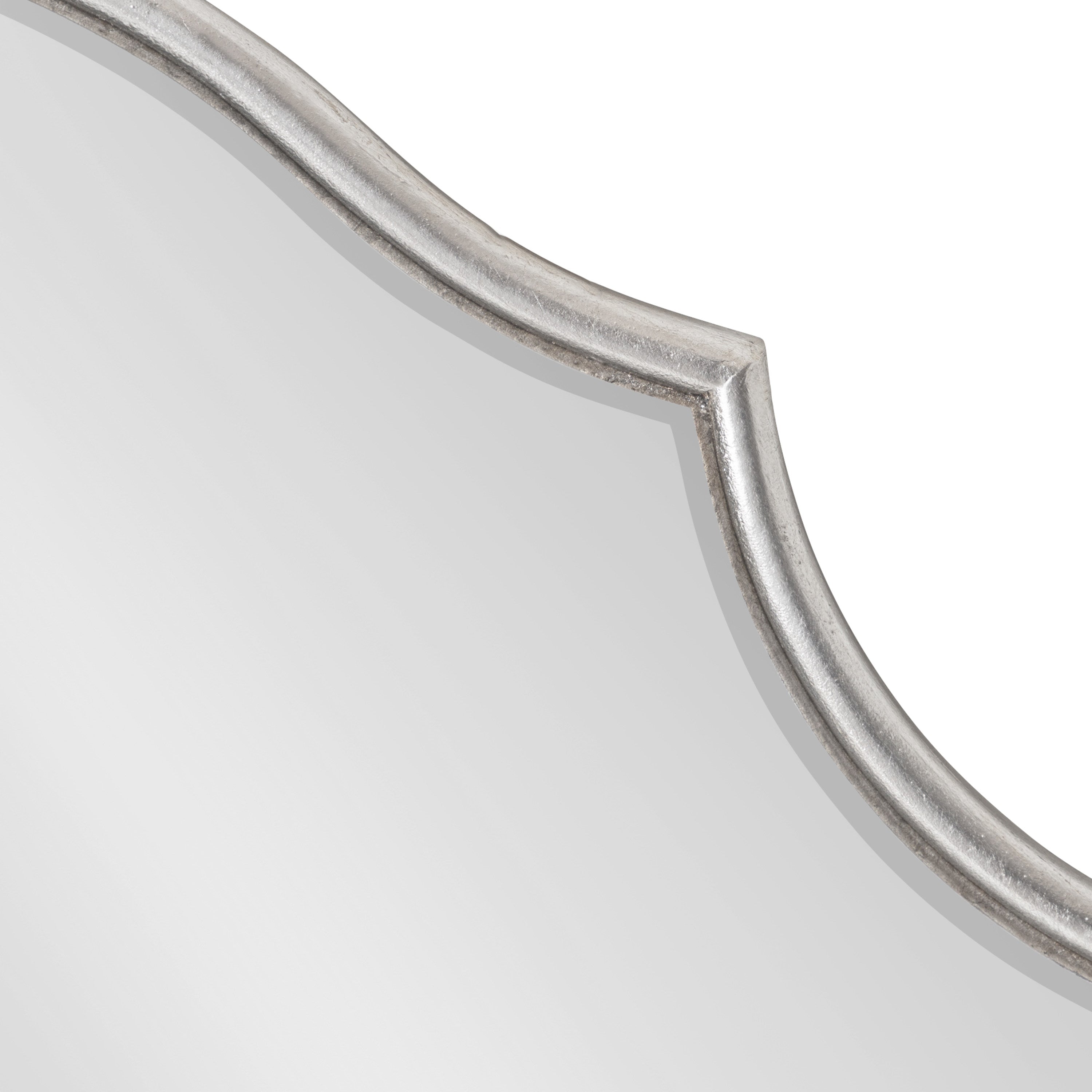 Leanna Scalloped Oval Wall Mirror