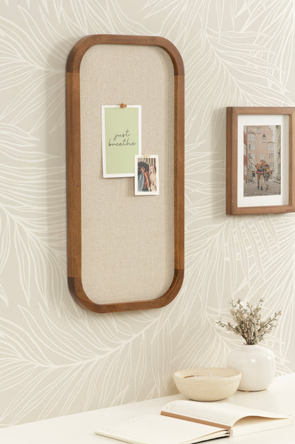 Hutton Wood Framed Fabric Pinboard