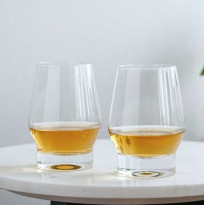 Raye Weighted Crystal Whiskey Glasses