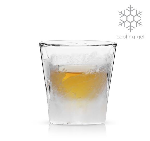 Glacier Double-Walled Chilling Whiskey Glass