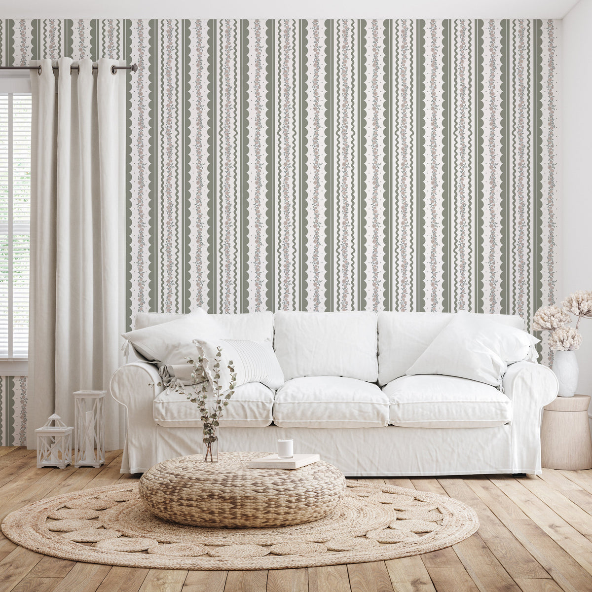 Solana Wallpaper by Painted Hawk Design