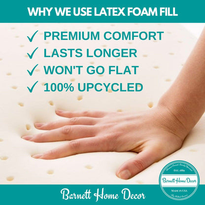 Tibet Spa Dining Chair Pad - Latex Foam Fill - Made in USA