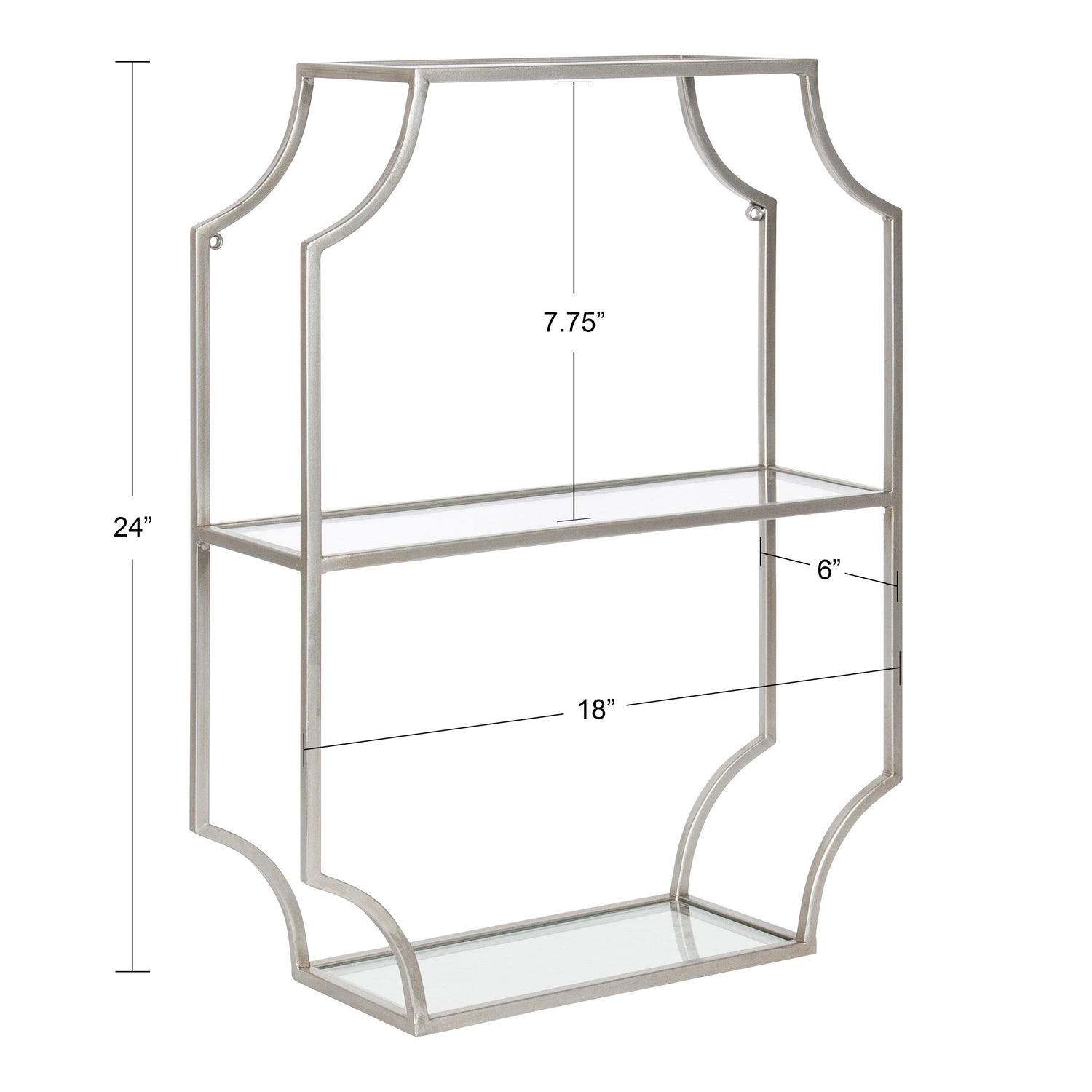 Ciel Metal Wall Shelf