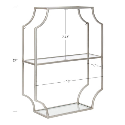 Ciel Metal Wall Shelf