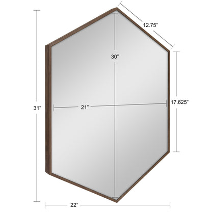 Rhodes Framed Hexagon Wall Mirror
