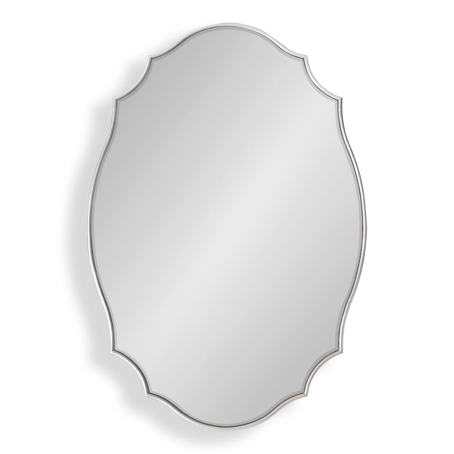 Leanna Scalloped Oval Wall Mirror