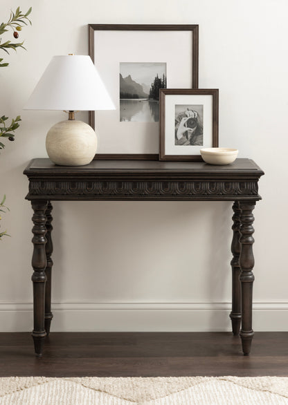 Patresa Carved Wood Console Table