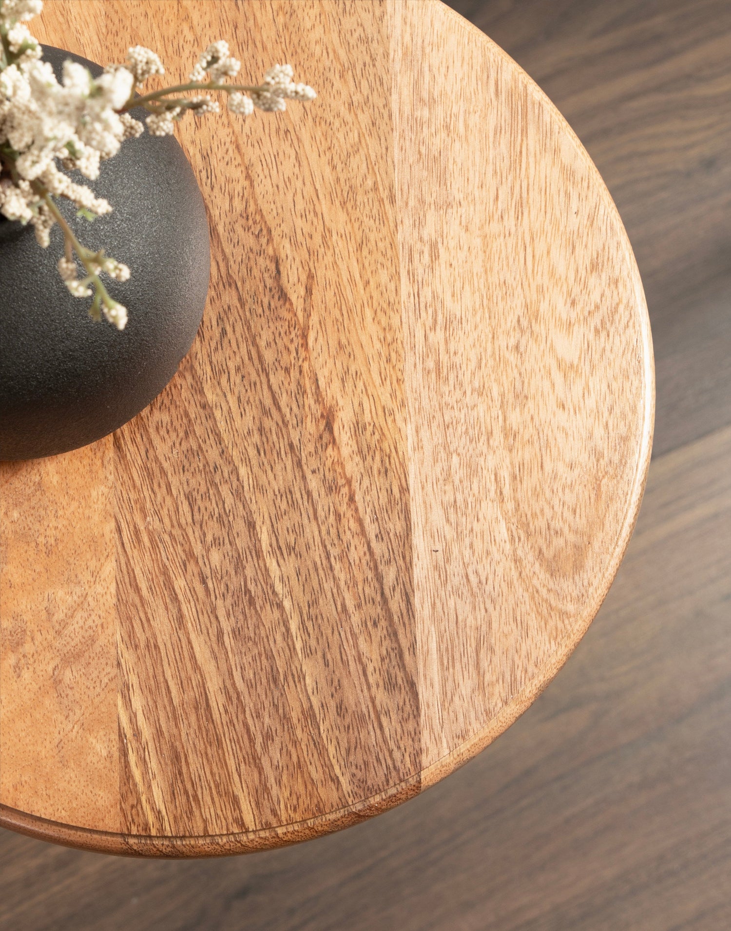 Engles Adjustable Wood Table and Plant Stand