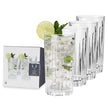 Reserve Milo Crystal Highball Glasses - Set of 4