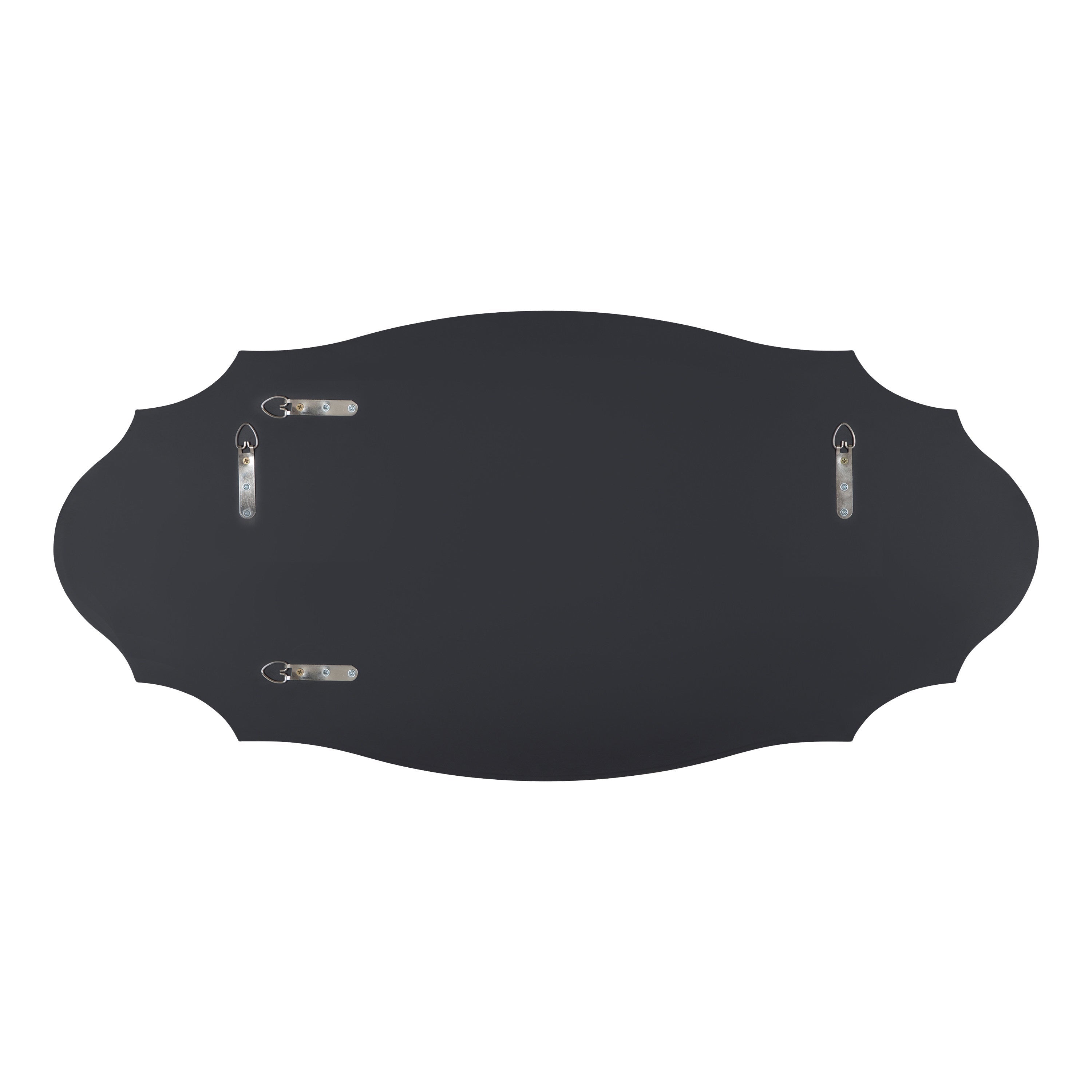 Leanna Scalloped Oval Wall Mirror