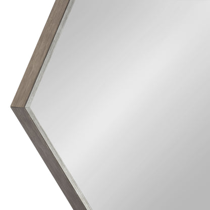 Rhodes Framed Hexagon Wall Mirror
