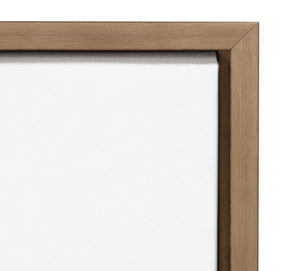 Sylvie Olive Tree Abstract Framed Canvas by The Creative Bunch Studio