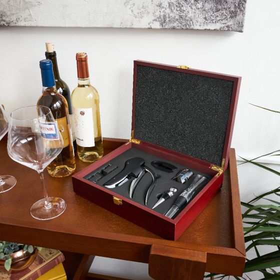 7 Piece Wine Tools Boxed Set