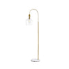 Arched Floor Lamp with Marble Base