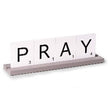 Pray Scrabble Design Sign
