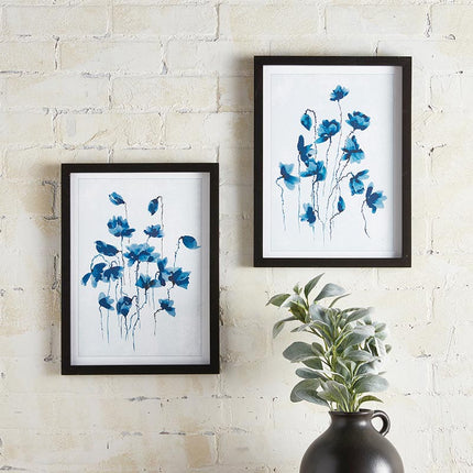 Framed Painting - Orchid - Set of 2