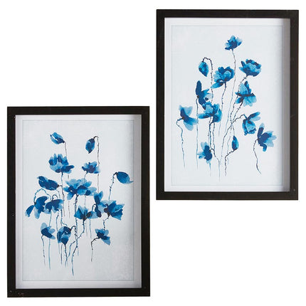 Framed Painting - Orchid - Set of 2