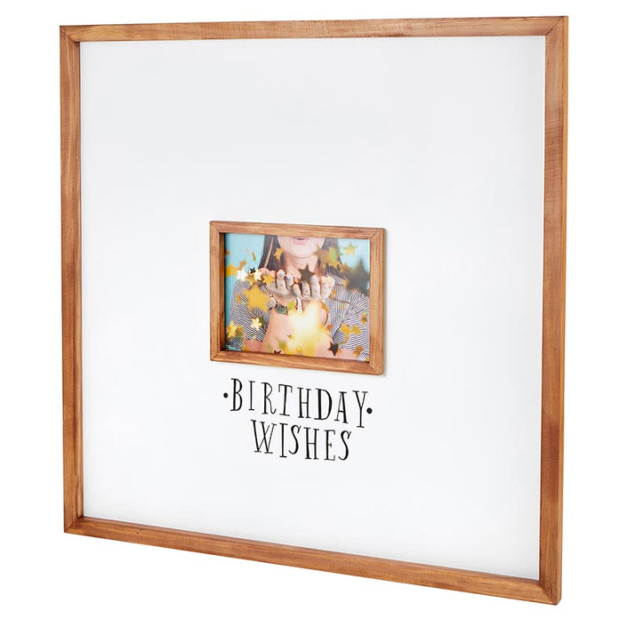 Wood Guest Book Sign - Birthday