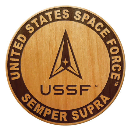 Space Force Wood Coasters