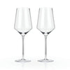 Angled Crystal Bordeaux Glasses