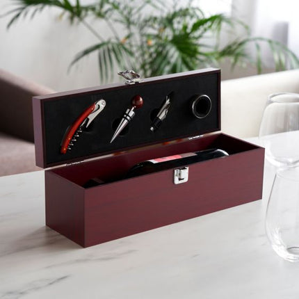 Cherry 1-Bottle Accessory Gift Set