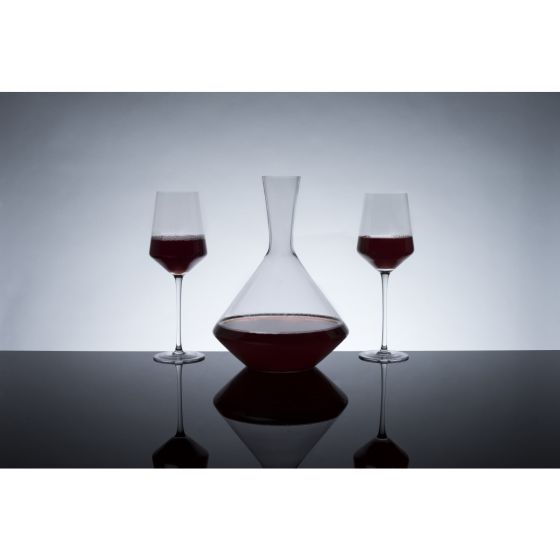 Angled Crystal Wine Decanter