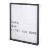 Word Board - Each Day I Love You More