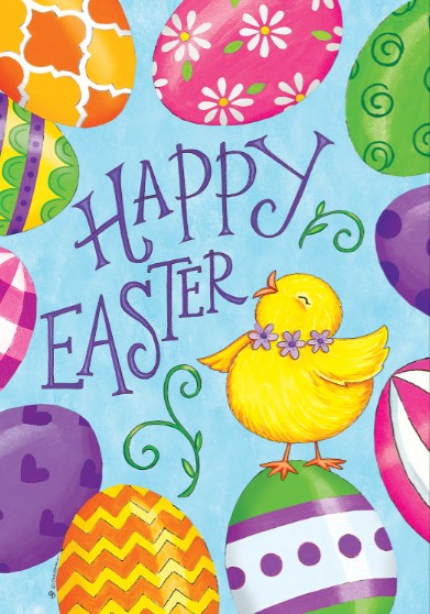 Easter Eggs-Flag