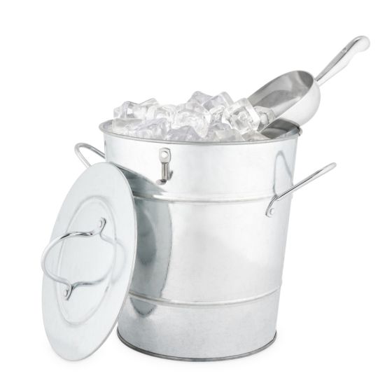 Galvanized Metal Ice Bucket