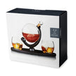 Globe Decanter & Whiskey Tumblers Set