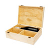 Celebrate Wood Champagne Box with Set of Flutes