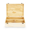 Celebrate Wood Champagne Box with Set of Flutes