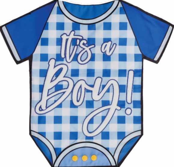 It’s a Boy!-Applique Flag